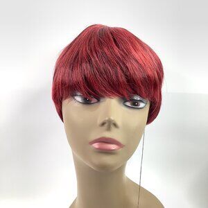 Outre wigpop RIKA Synthetic Full Wig Red Burgundy Heat Resistant